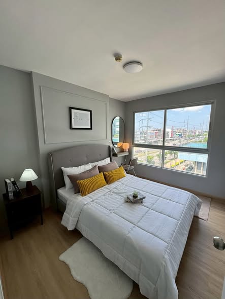 bedroom of Plum Condo Bangkae