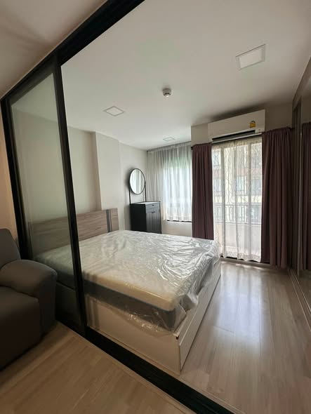 bedroom and room interior of พลัมคอนโด สะพานใหม่ สเตชั่น PLUM CONDO SAPHANMAI STATION