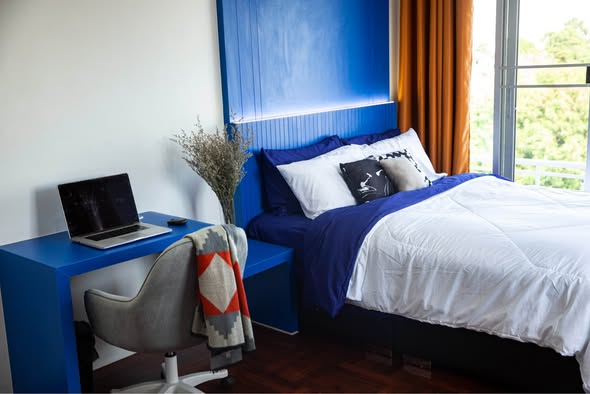 bedroom of Premier place condo