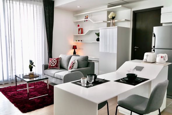 living room of Pyne by Sansiri