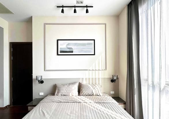 bedroom and room interior of Quattro by Sansiri