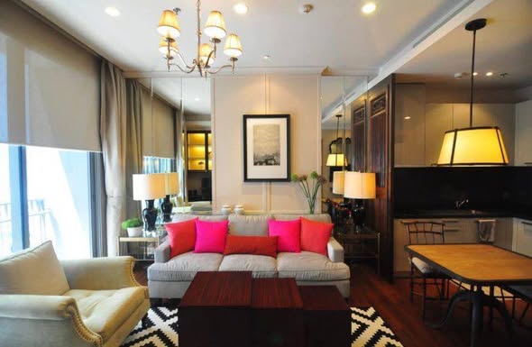 living room of Quattro by Sansiri