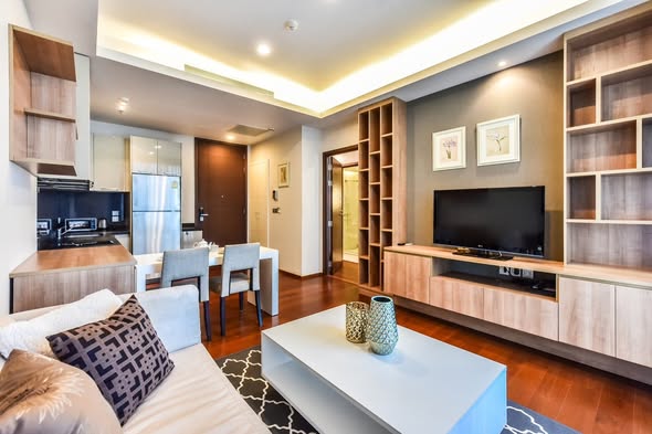 living room of Quattro by Sansiri