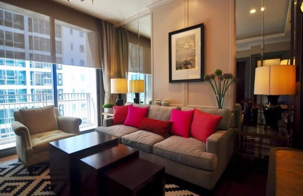 living room of Quattro by Sansiri