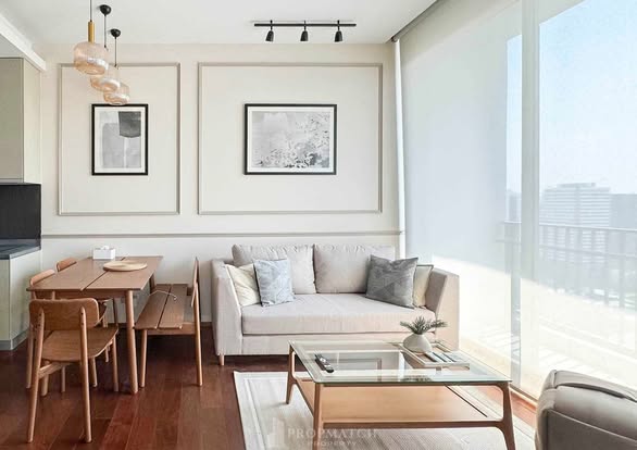 living room and room interior of Quattro by Sansiri
