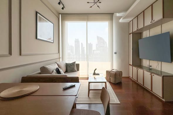 living room and room interior of Quattro by Sansiri