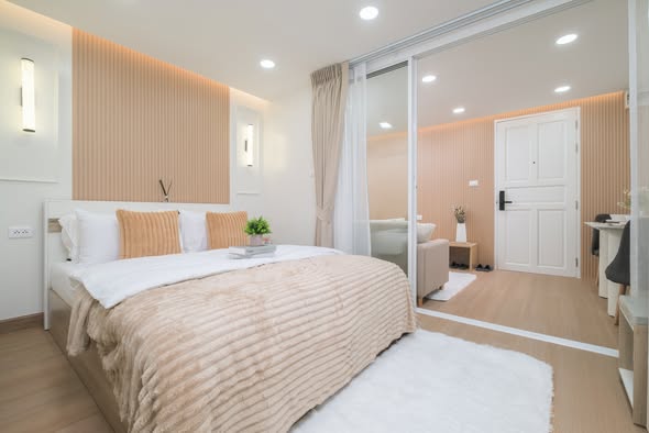 bedroom of Ratchada City 18 Condo