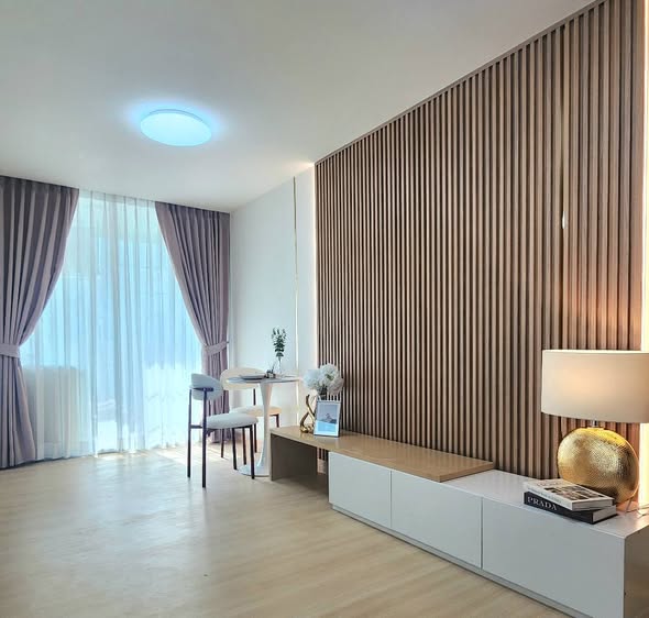 bedroom and living room and room interior of Ratchada City 18 Condo