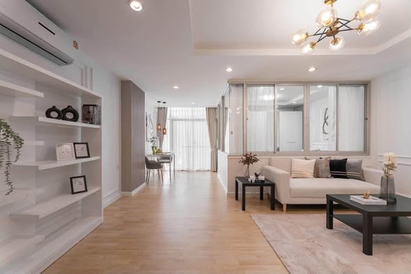 living room of Ratchada City 18 Condo