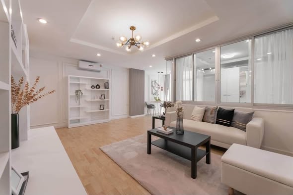 living room of Ratchada City 18 Condo
