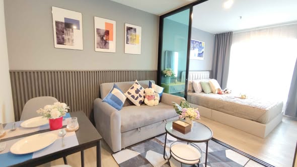 living room of Regent Home Bangna (รีเจ้นท์โฮม บางนา)