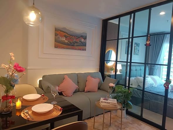 living room and bedroom of Regent Home Bangna (รีเจ้นท์โฮม บางนา)