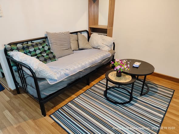 living room and bedroom of Regent Home Sukhumvit 81