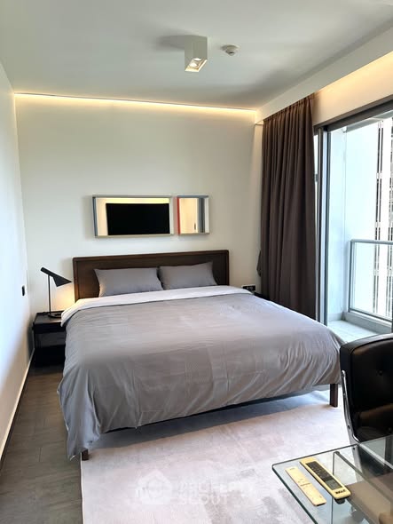 bedroom of Renovated Loft style Condo