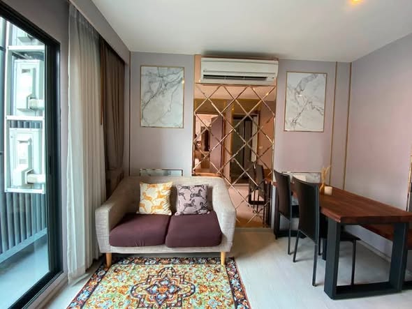 bedroom and living room of Rhythm Asoke