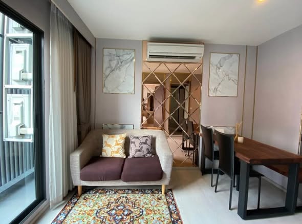 living room and bedroom of Rhythm Asoke
