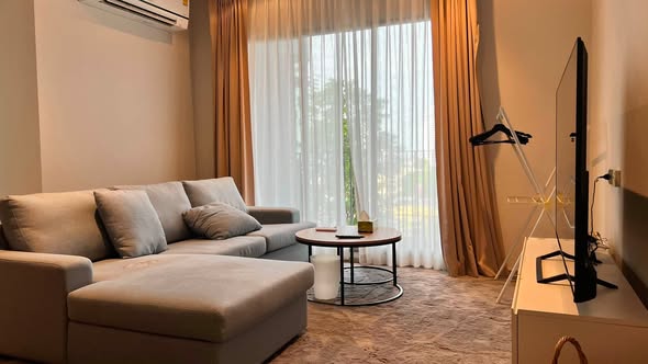 bedroom and living room of Rhythm Ekkamai Estate