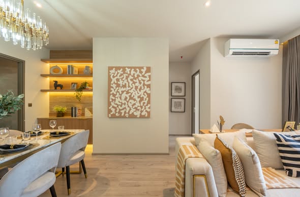 living room of Rhythm Ekkamai Estate