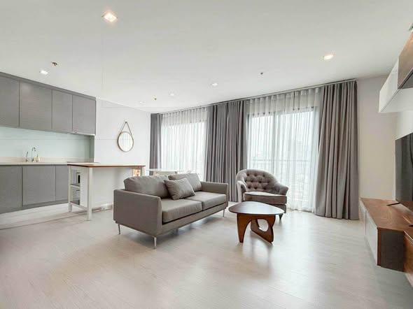 living room and room interior of Rhythm Sukhumvit 36-38