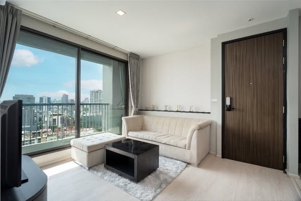 living room and bedroom and room interior of RHYTHM Sukhumvit 44/1