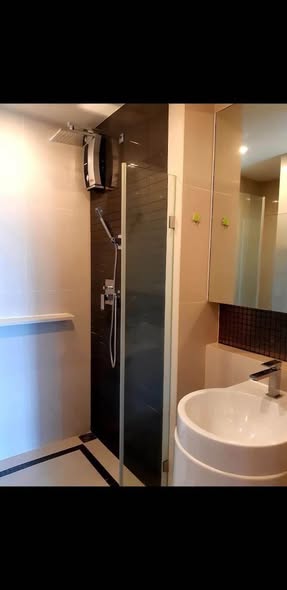 room interior and bathroom of Rhythm Sukhumvit 50