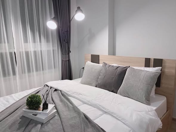bedroom of Rich Park Chao Phraya
