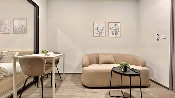 living room of Rich Point @BTS Wutthakat