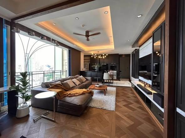 living room and bedroom of Royce Private Residences