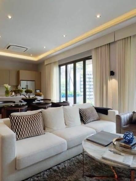 living room and bedroom of Royce Private Residences