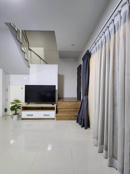 bedroom and living room and bathroom of S Concept Townhome, Soi Nonsi 28
