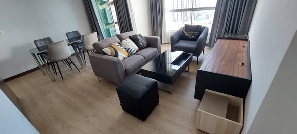 living room and room interior of S&S Sukhumvit Condominium