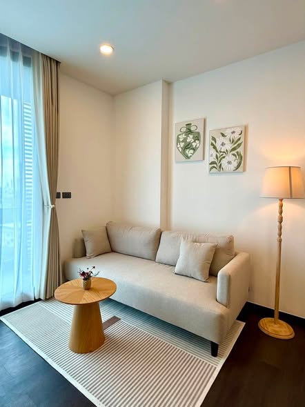 living room and bedroom of Sapphire Condominium Rama 3