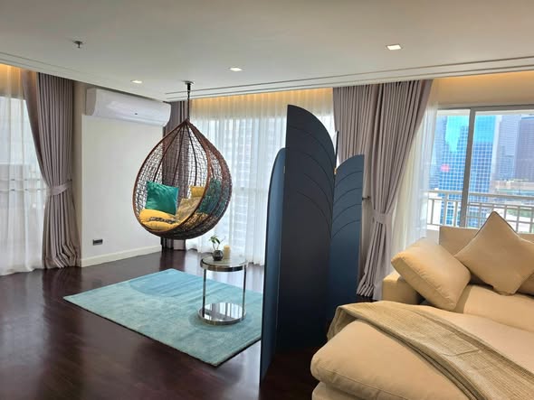 living room and bedroom and room interior of Sathorn Park Place Condominium