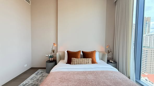 bedroom of SCOPE Langsuan