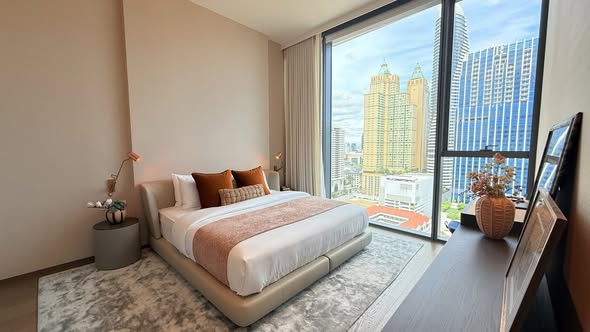 bedroom of SCOPE Langsuan