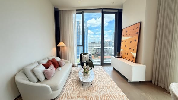living room of SCOPE Langsuan