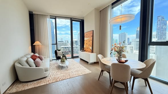 living room of SCOPE Langsuan
