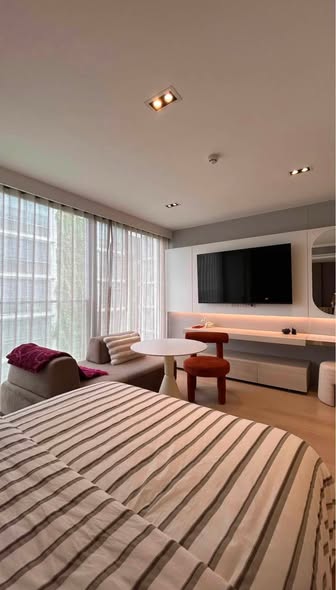 bedroom and living room of SCOPE Promsri