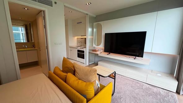 bedroom and living room and room interior of SCOPE Promsri
