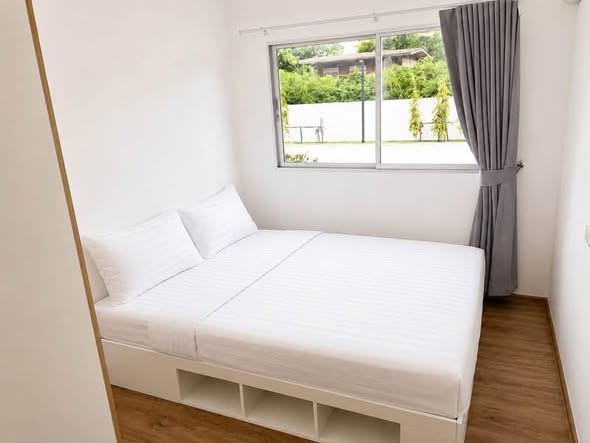 bedroom of เสนาคิทท์ เวสต์เกต-บางบัวทอง | SENA Kith Westgate – Bangbuathong