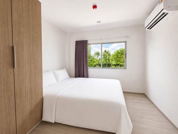 bedroom of เสนาคิทท์ เวสต์เกต-บางบัวทอง | SENA Kith Westgate – Bangbuathong
