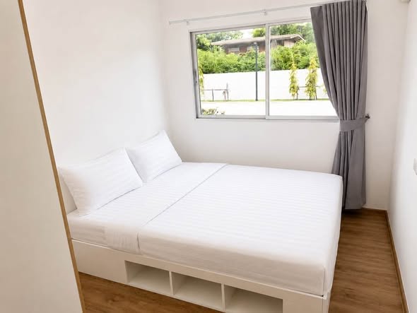 bedroom of เสนาคิทท์ เวสต์เกต-บางบัวทอง | SENA Kith Westgate – Bangbuathong