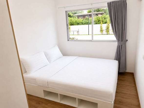 bedroom of เสนาคิทท์ เวสต์เกต-บางบัวทอง | SENA Kith Westgate – Bangbuathong