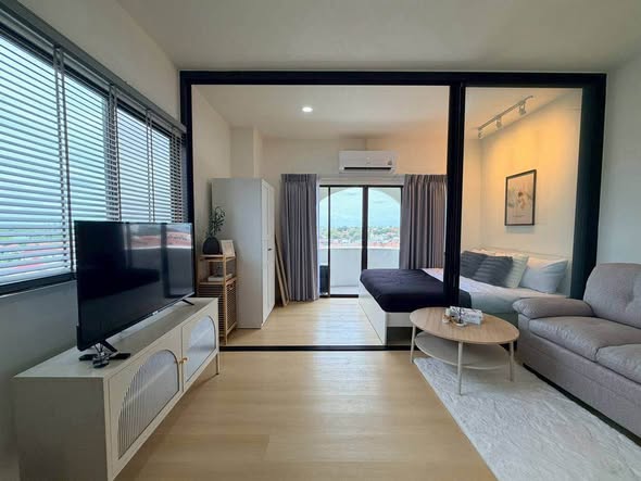 bedroom and living room and room interior of Sereno Airport Condo