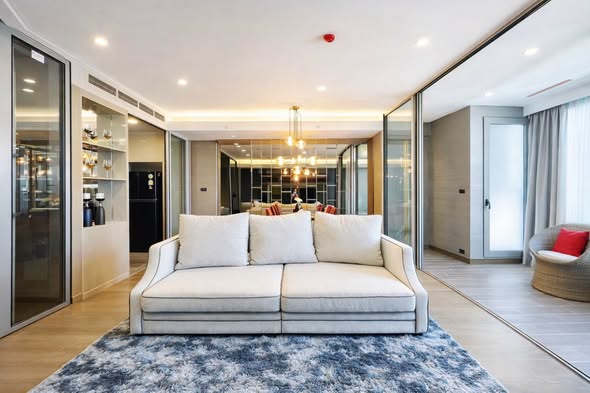 living room and room interior of Siamese Exclusive Queens ไซมีส เอ็กซ์คลูซีฟ ควีนส์
