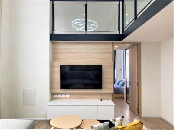 living room and room interior of Siamese Sukhumvit 48 ไซมิส สุขุมวิท 48