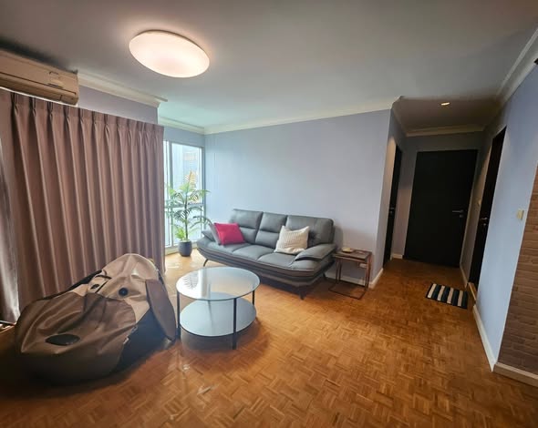 bedroom and living room of Silom Suite Condominium