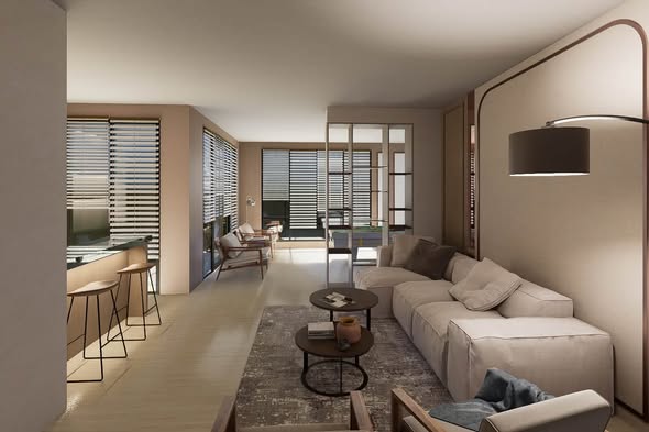 living room of SIRANINN RESIDENCES | ศิรนินทร์ เรสซิเดนเซส