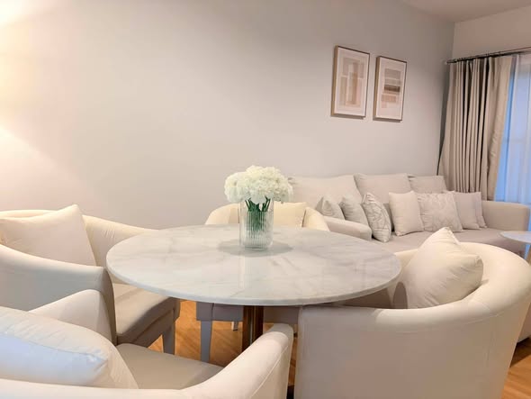 living room and room interior of Siri Place Pattanakarn