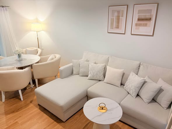 living room and room interior of Siri Place Pattanakarn